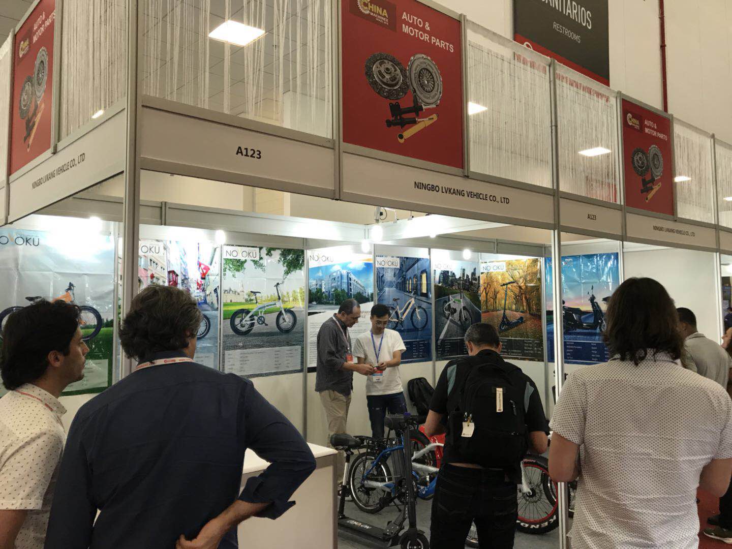 Компания Ningbo Lvkang Vehicle Co., Ltd приняла участие в выставке электровелосипедов в Бразилии в середине сентября.
   