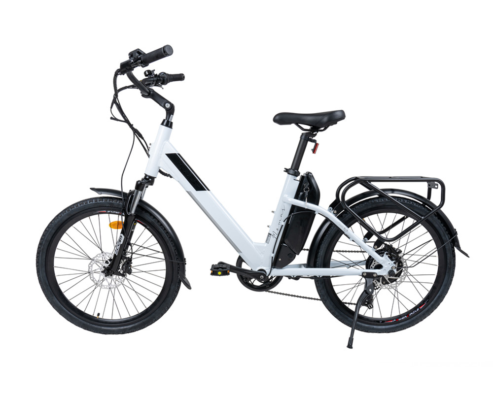 Lee6210 Женский электрический городской велосипед с рамой типа Step Through
   