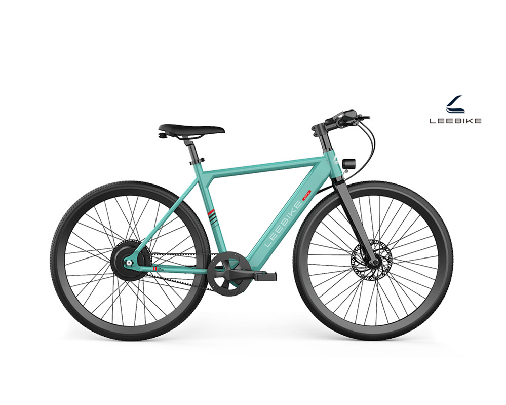 Электрический городской шоссейный велосипед с карбоновым ременным приводом, электровелосипеды 2021 Lee7000
   