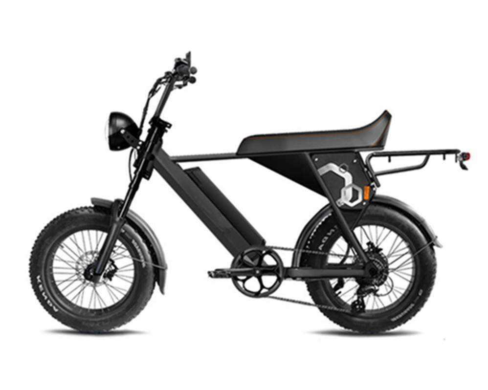 Суперэлектромотоцикл скремблер типа ebike utility с широкими шинами e bike speed Lee9410-1
   