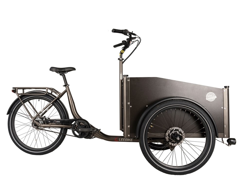 Электровелосипед Bafang Mid Motor Gates Belt Drive 3 Wheels Electric Cargo Bike Lee650
   